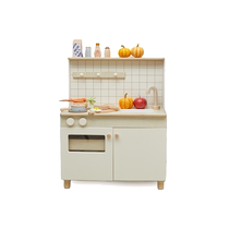 Lu Zao Nordic style childrens play house kitchen toy set girl cooking simulation kitchen utensils boy gift