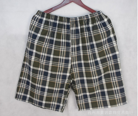 Một Luo quần của nam giới quần short pyjama mùa hè ba quần cotton loose boxer tóm tắt kích thước lớn quần nhà quần lớn