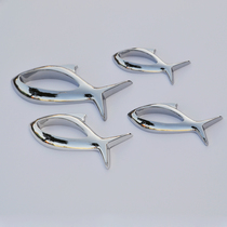 Wall decoration wall decoration plating fish pendant living room sofa TV background wall three-dimensional wall decoration wall aisle decoration