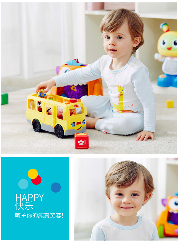 Ba khẩu súng quần áo trẻ em tuyết cho bé trai và bé gái bộ đồ lót cotton hữu cơ cho bé quần áo mùa thu và đồ ngủ ấm áp mùa đông 1-3 tuổi - Quần áo lót đồ ngủ đáng yêu cho bé