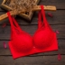 Đám mây có ý nghĩa bông ngực phẳng AA cốc đồ lót womens nhỏ bra cup không rỗng cốc thu thập thần đặc biệt áo ngực trên áo ngực mà không cần vòng thép. 