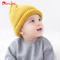 Piao Qiao autumn and winter baby male and female baby baby cute ear protection wool child super cute tide hat pacifier hat