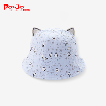 Pirojo baby spring and Autumn thin sunscreen sun hat for men and women baby children shade fisherman hat cute super cute