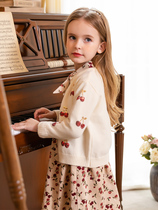 Girls spring suit Princess dress 2022 original new coat dress dress Korean version of foreign style fashion dress