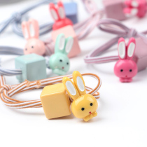 Girls  hair accessories tie hair rubber band Korean little girl head rope does not hurt hair Rubber band hair rope cute hair ring new style