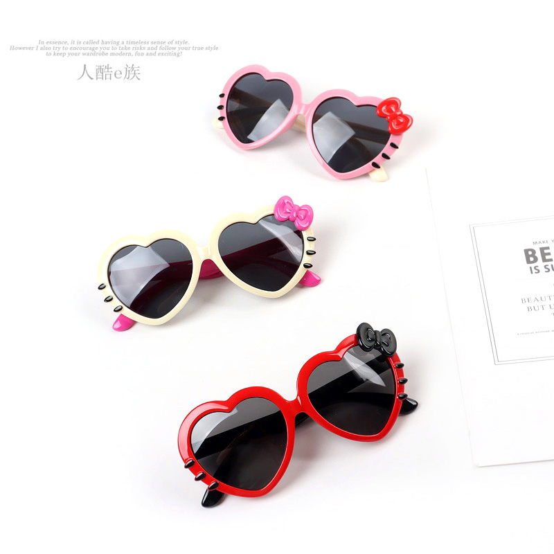 Female Baby Sun Glasses Tide Polarized Anti UV Fashion Loving Glasses Summer Out Sun Sunscreen Sun Glasses