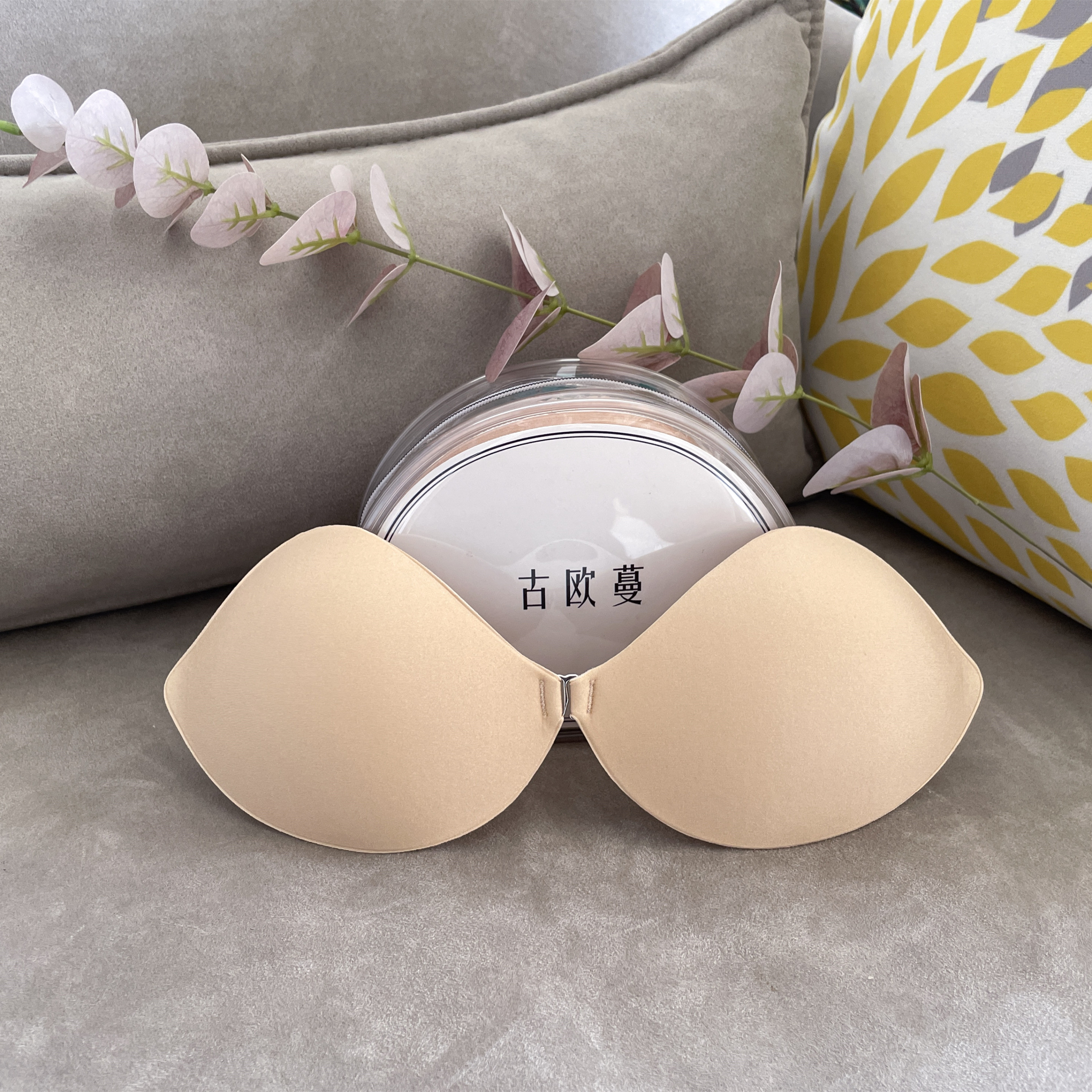 New Mango Cup~Invisible Bra Stickers Thickened Gathering Small Breasts Underwear Women's Wedding Special Breast Stickers Big Breasts