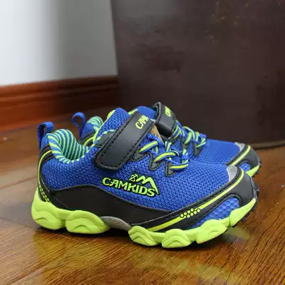 Xiaoluo T home mesh low-top velcro breathable shock absorption and wear-resistant children's sports shoes C670