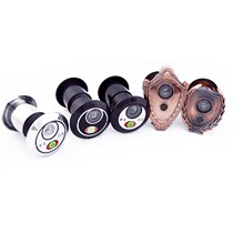 Cats eye on the security door with doorbell old door cat eye doorbell door mirror two in one Jingyuan Panpan Buyang