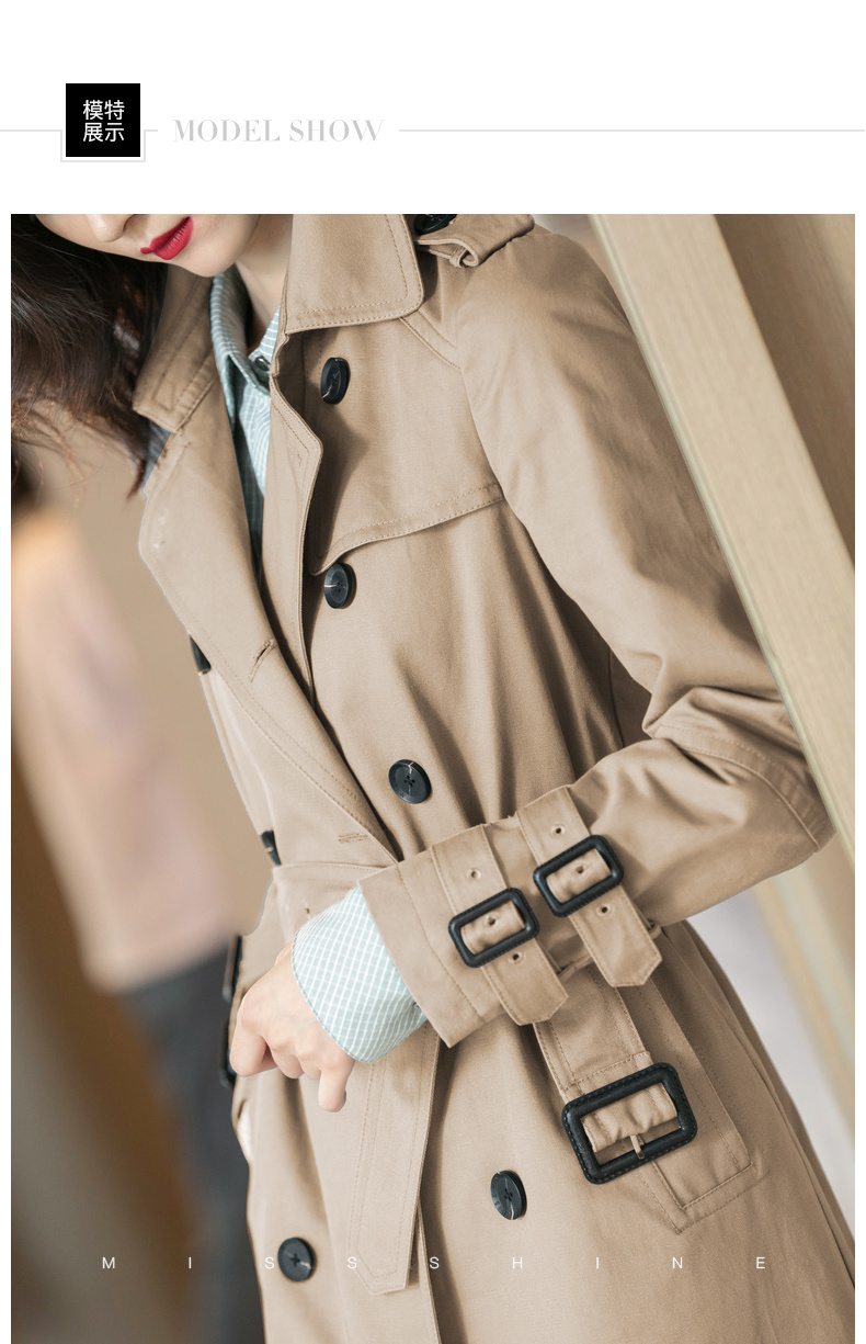 Trench pour femme en Coton - Ref 3227332 Image 13
