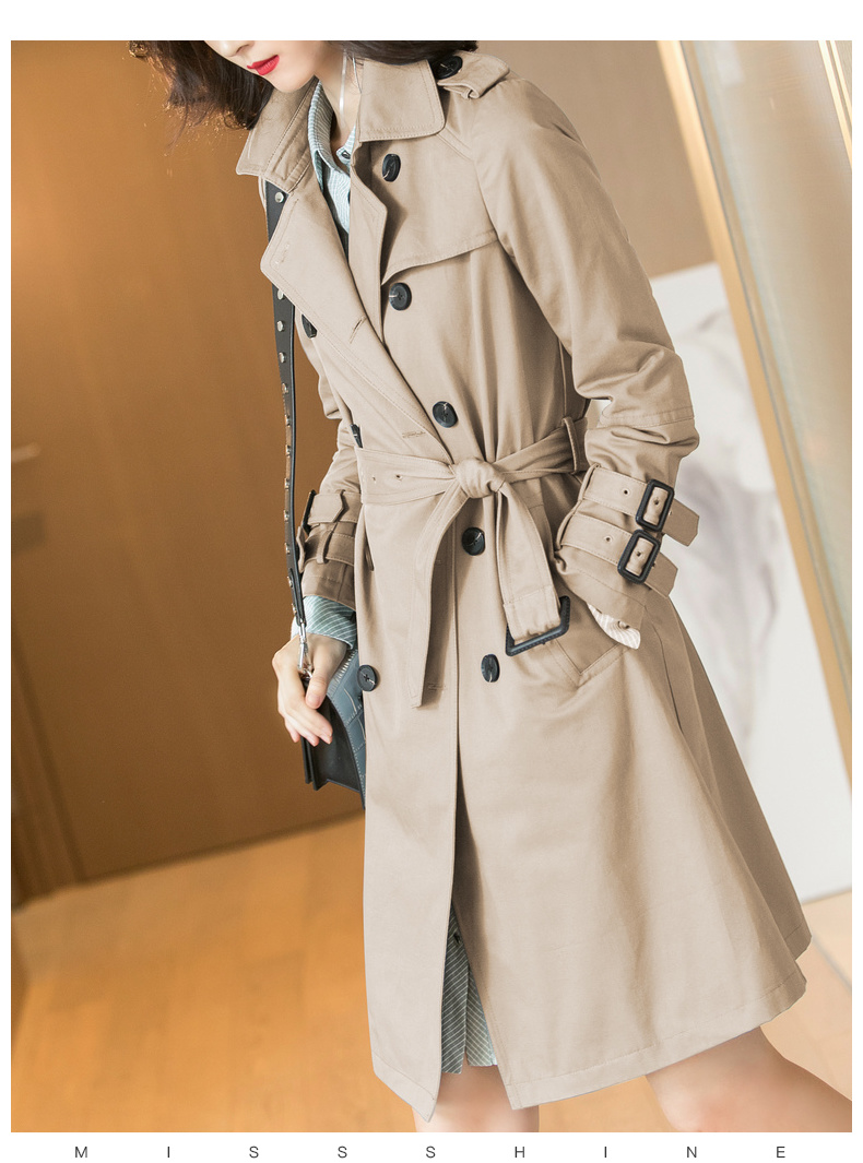 Trench pour femme en Coton - Ref 3227332 Image 7