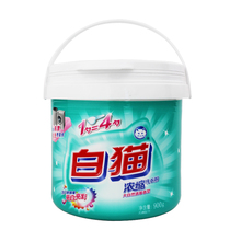 White cat concentrated washing powder sterilizing machine washing color washing powder 900g barrel canned fragrance long 3 barrels