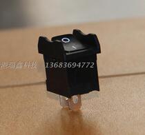 Power switch Taiwan Liangqun R19 A black rocker switch single-way ship type with wall protection anti-touch switch RA1