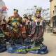 24 Heavenly Gods Statues, Guardian Deities, 24 Heavenly Buddhas, Resin, Fiberglass, Raw Paint, Copper Sculpture Ornaments