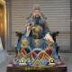 Wenchang Emperor Deity Statue, Wenqu Star Deity, Wenchang Star, Zitong Emperor Resin Fiberglass Lacquer Cast Bronze Ornament