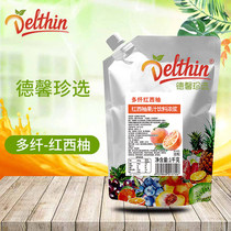 Dexin Precious selected Multi-fiber red Western grapefruit juice Concentrated Pulp 1kg with Pulp Fruit Grain Sprint to Concentrated Juice Drink