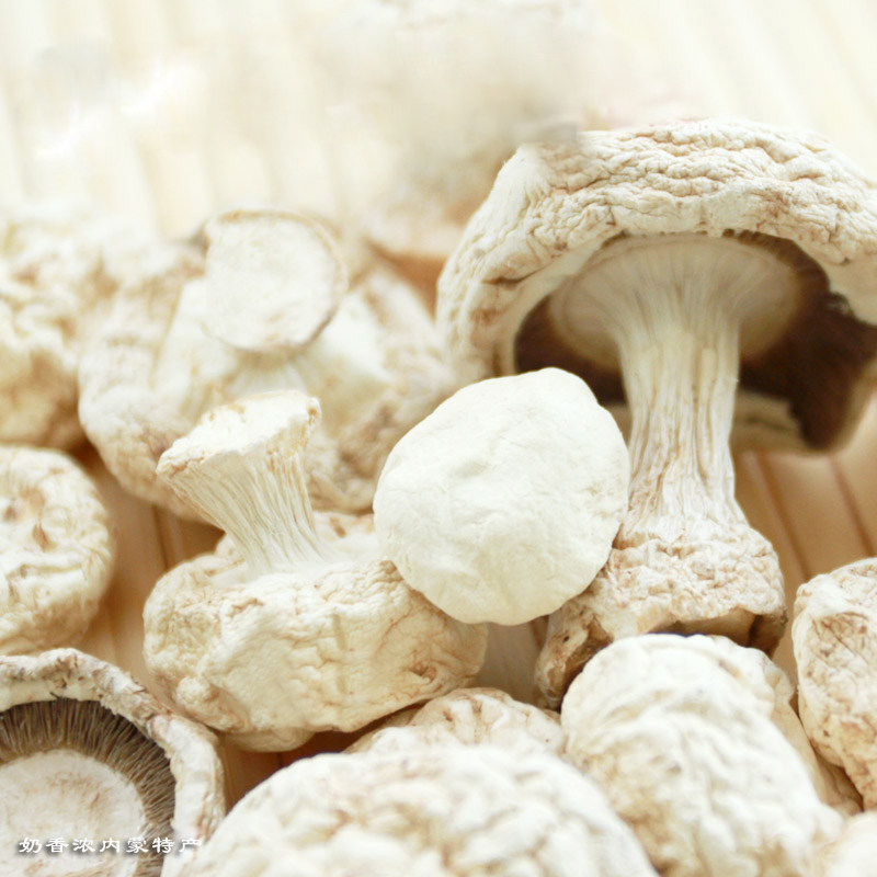Mushroom Nemonte Tin Lin Guo Le Tongue tongue 2 Grassland Inner Mongolia Mushroom Dry Goods White Mushroom Mouth Mushrooms