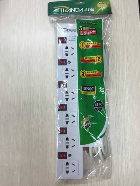 Kawashima socket power wiring board New national standard socket with overbearing position independent switch JC-404 JC406