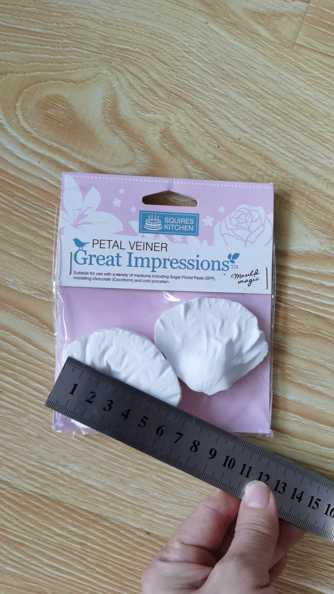 Qingcang UK импортированная Squires Kitchen Flond Sugar, Clamp Pattern платформенная двусторонняя модель