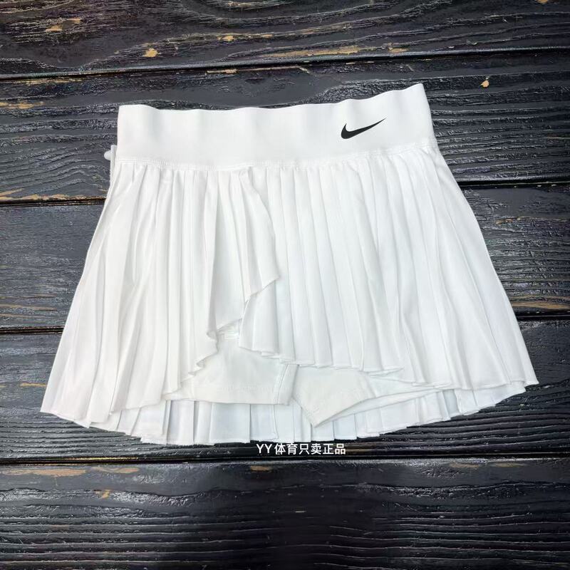 Nike Women's Summer Tennis Sports Anti-Exposure Quick-Drying Breathable Pleated Skirt Short Skirt Dr6850-100
