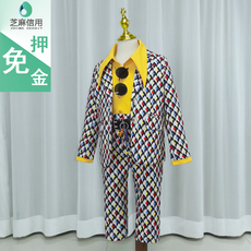 Костюм детский 出租男童模特走秀复古港风礼服租赁儿童个性短裤西装潮服2024新款