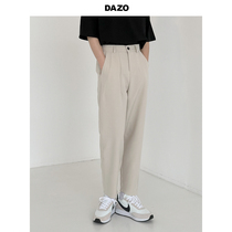 DAZO pituality 90% pants male casual pants Korean version trendy pants radish pants loose straight cylinder small-footed pants Western pants