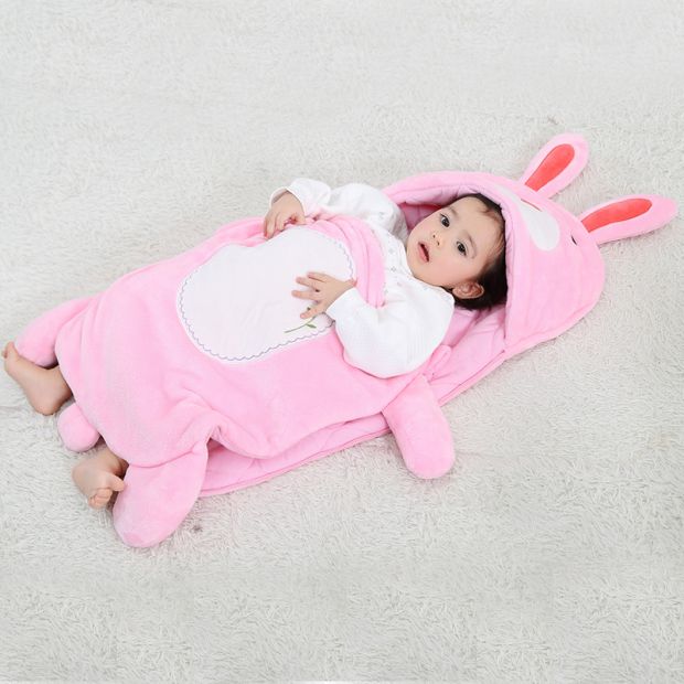 Các bé sơ sinh phim hoạt hình mới là 0-3 tháng 0-1-2 năm cũ bé túi ngủ mùa đông BB chăn đá - Túi ngủ túi ngủ mùa đông