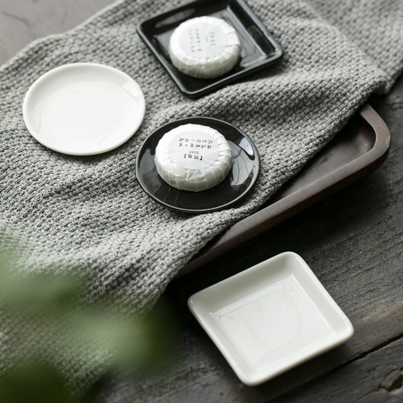 (Hotel Minjuku Guesthouse Exclusive) Small Soap Box Small Plate Mini Soap Dish Soap Dish-Taobao