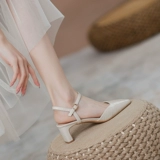 Летняя сумка, сандалии, универсальная высокая обувь, 2023 года