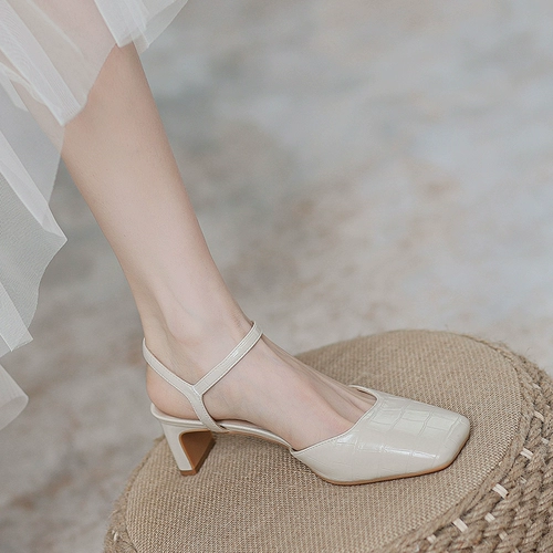 Летняя сумка, сандалии, универсальная высокая обувь, 2023 года