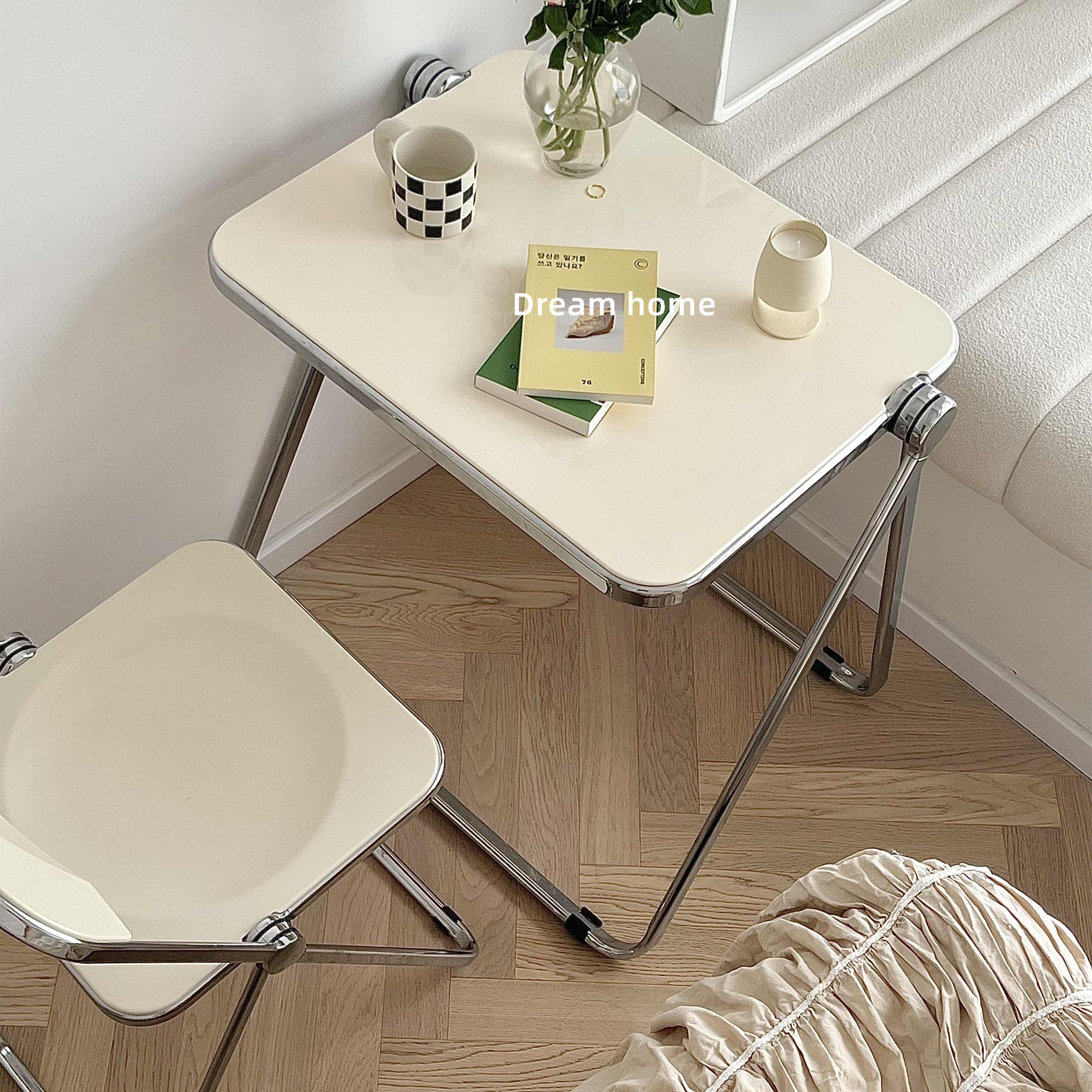 Dreamhome Medieval Folding Desk Ins Wind Photography Studio Nordic South Korea Brief Modern Makeup Desks