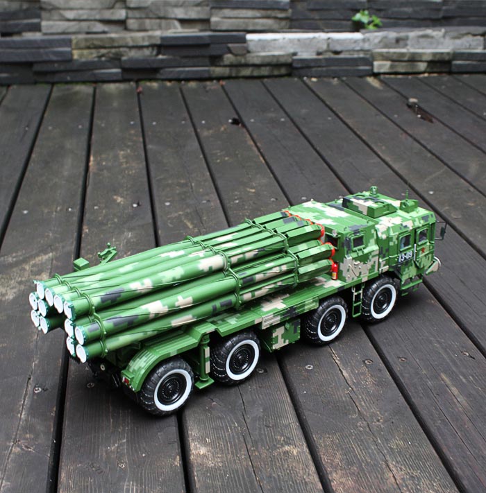 1:35 PHL03 bệ phóng tên lửa Hợp kim tên lửa tầm xa 300mm đã hoàn thành mô hình quân sự tĩnh mô hình tàu hỏa