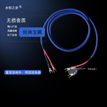  Factory direct sales of original fever-grade speaker HIFI speaker cable Y plug audio amplifier connection