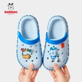 Детские туфли для мальчиков, мультяшная детская сумка, дышащие пляжные тапочки, мягкая подошва