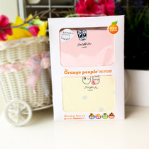 Orange Citizens Underpants Boneless Combed Cotton Flat Corner Pants Girl Cartoon 1-7 Year Old Female Baby Bottom Pants 2 Dress