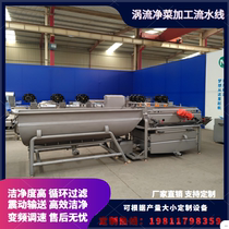 Large lotus leaf vortex cleaning machine Central kitchen vegetable processing equipment Plum dried vegetable clean vegetable processing line