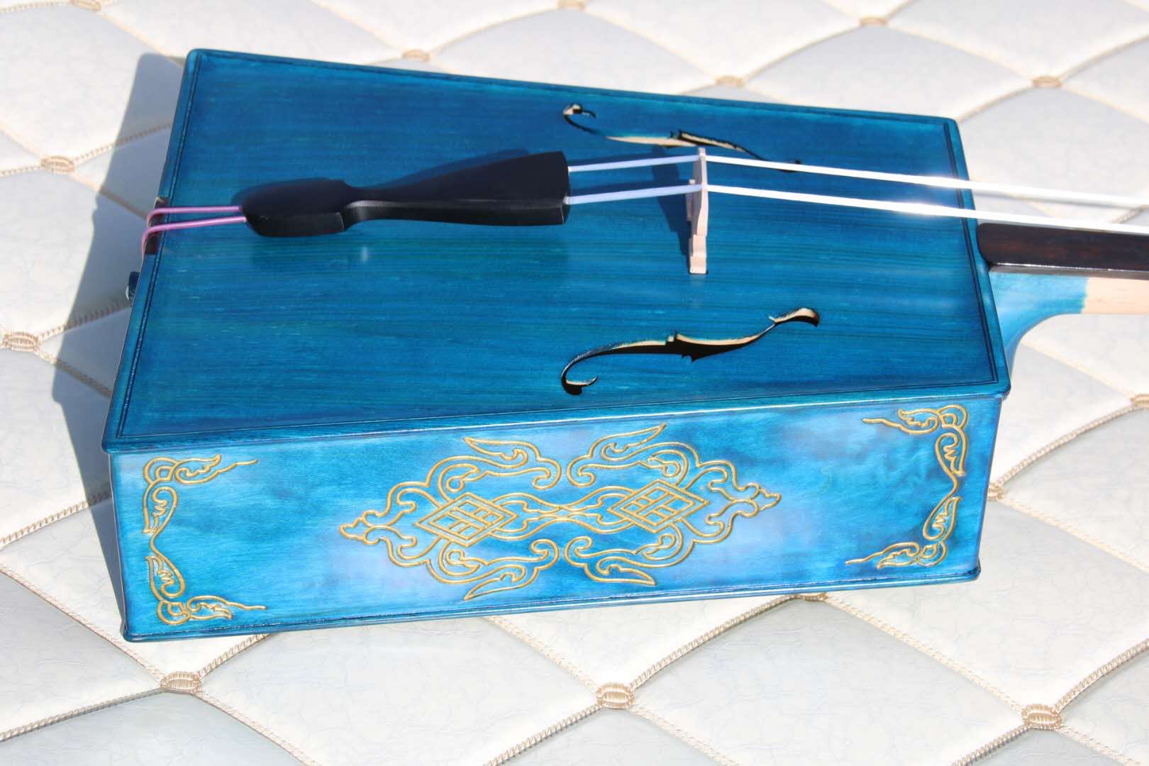 Monsody Precious Stones Blue Small Tiger Leather Veins Professional Matu Violin Tone Softly Bought Violin Free Teaching Junior Class