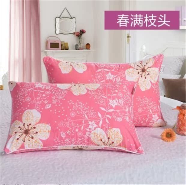 Bộ chăn ga gối công chúa bốn mùa cotton công chúa lưới ký túc xá đại học bình thường gối hộ gia đình đặc biệt đơn giản - Gối gối kymdan