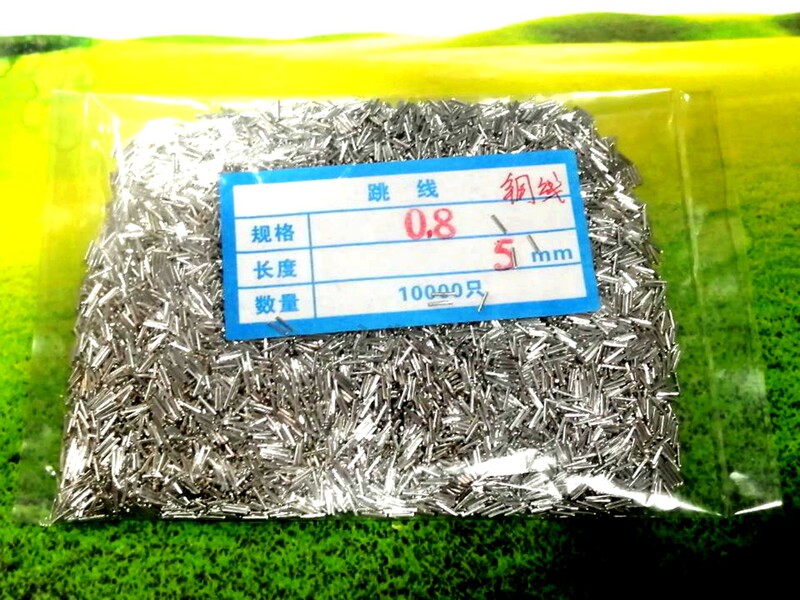 Environmentally Friendly and Easy Tin-Plated Copper Diameter 0.8 Linear Straight-Shaped Jumper Pcb Board Cross-Wire 5 to 60mm