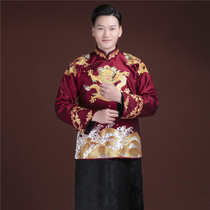  Huafen Chinese wedding dress custom mens Chinese wedding dress robe jacket Zhang Xiaocheng original wedding dress