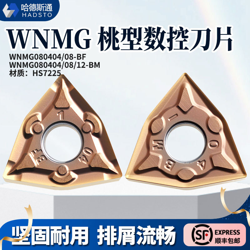 Zhuzhou Hadesstone Stainless Steel Blade Wnmg080404-Bf Wnmg080404 08-Bm Hs7225
