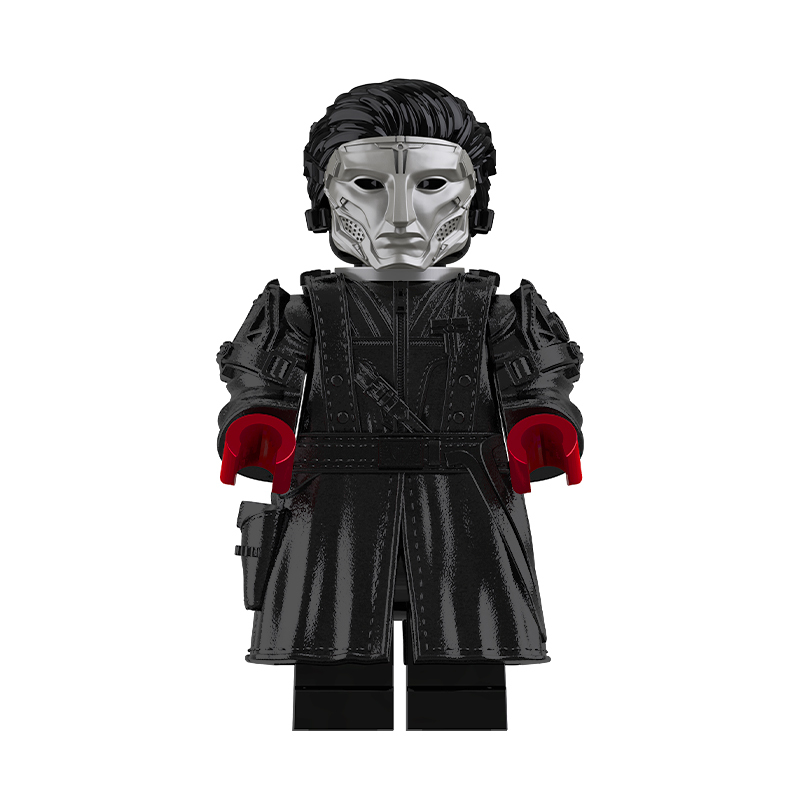 Suitable for Lego Delta Operation Prison Warden Said Toy Veyron Red Wolf Gold-Eating Rose Building Block Minifigure Male