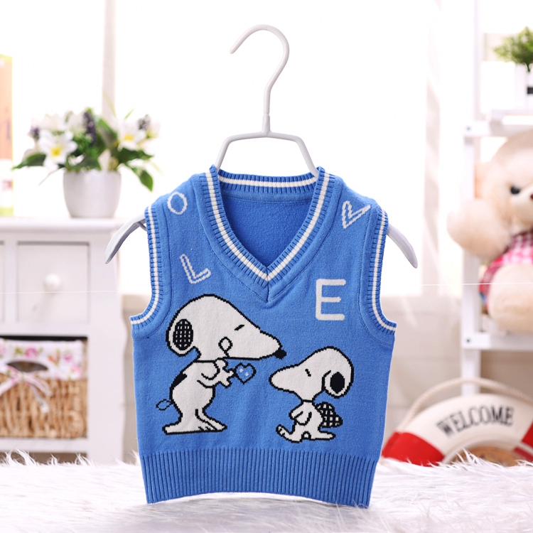 Đặc biệt hàng ngày mùa xuân và mùa thu bé vest cotton vest vai nam giới và phụ nữ bé áo len áo len cardigan sơ sinh vest