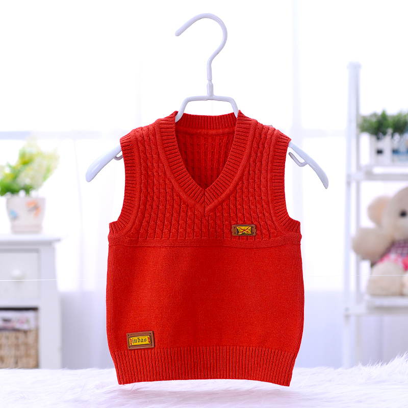 Đặc biệt hàng ngày mùa xuân và mùa thu bé vest cotton vest vai nam giới và phụ nữ bé áo len áo len cardigan sơ sinh vest