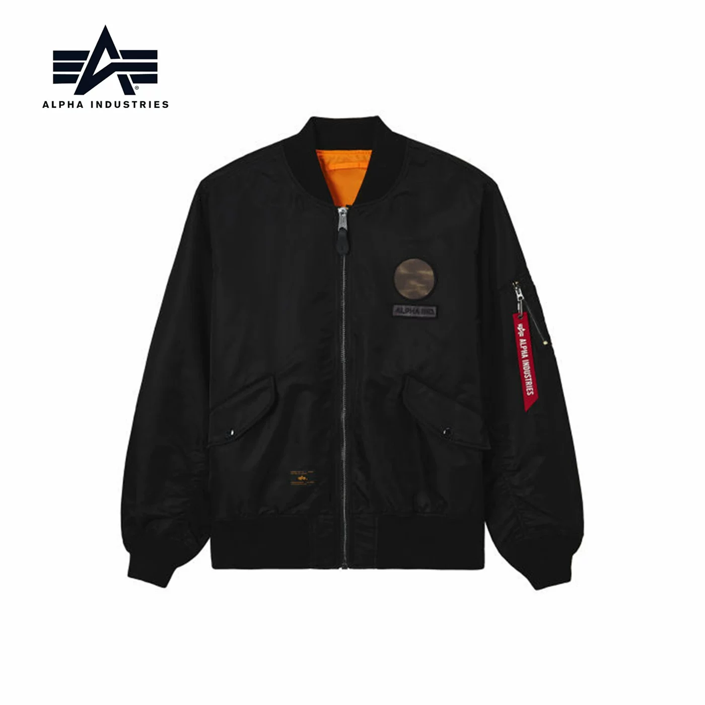 2 цвета 26 весна мужской Alpha Industries значок украшенный бомбер, аутентичная нация поколения 0114Q