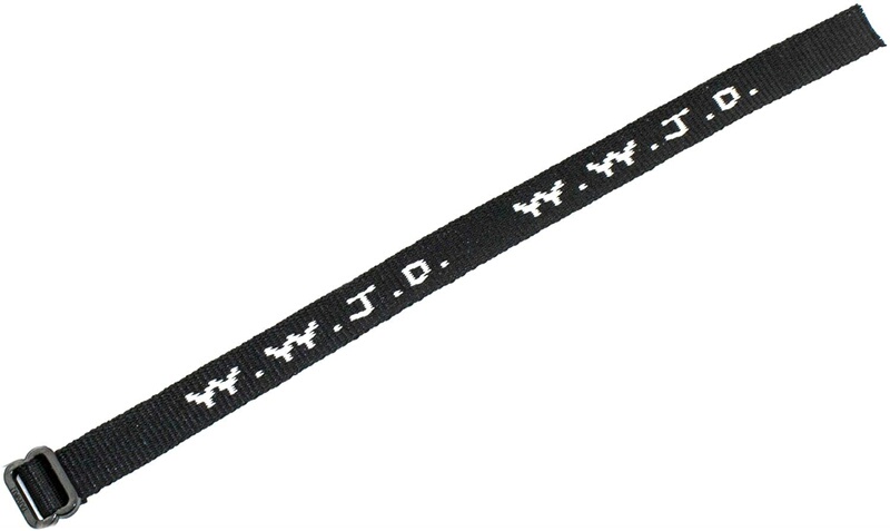 Qianyan Wwjd Wristband Bracelet Star Demonstration Black Pink Jacquard Red Print Qianyan Wwjd Wristband Bracelet Star Demonstration Black Pink Jacquard Red Print
