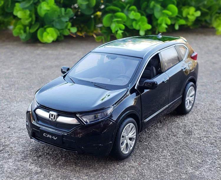 1:32 Honda CRV Off-road SUV Hợp kim Mô hình Xe mô phỏng Mô hình Xe hơi Mô hình Trang trí Âm thanh và Ánh sáng trở lại Xe Đồ chơi - Chế độ tĩnh