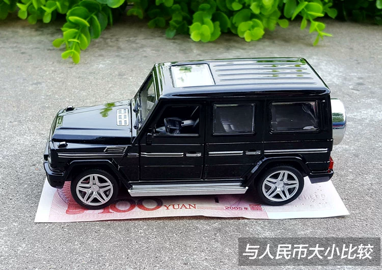 1:32 Mercedes-Benz G65 off-road SUV hợp kim mô hình xe mô phỏng kim loại mô hình âm thanh và ánh sáng kéo trở lại đồ chơi xe hơi đồ trang trí - Chế độ tĩnh