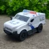 Xe cảnh sát Hummer Wrangler hợp kim an ninh công cộng mô phỏng xe mô hình 110 xe cảnh sát đặc biệt âm thanh và ánh sáng kéo trở lại xe đồ chơi - Chế độ tĩnh xe tải mô hình Chế độ tĩnh