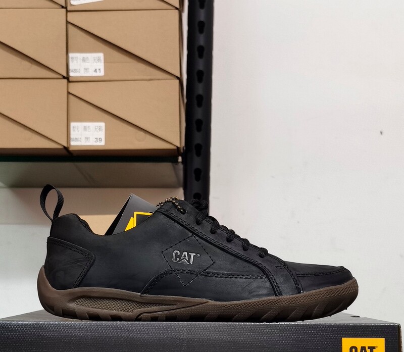Cat Men's Shoes, First-Layer Cowhide, Low-Top, Casual, Retro, Lightweight, Breathable, Non-Slip, Wear-Resistant, Sports Sneakers for Spring and Autumn